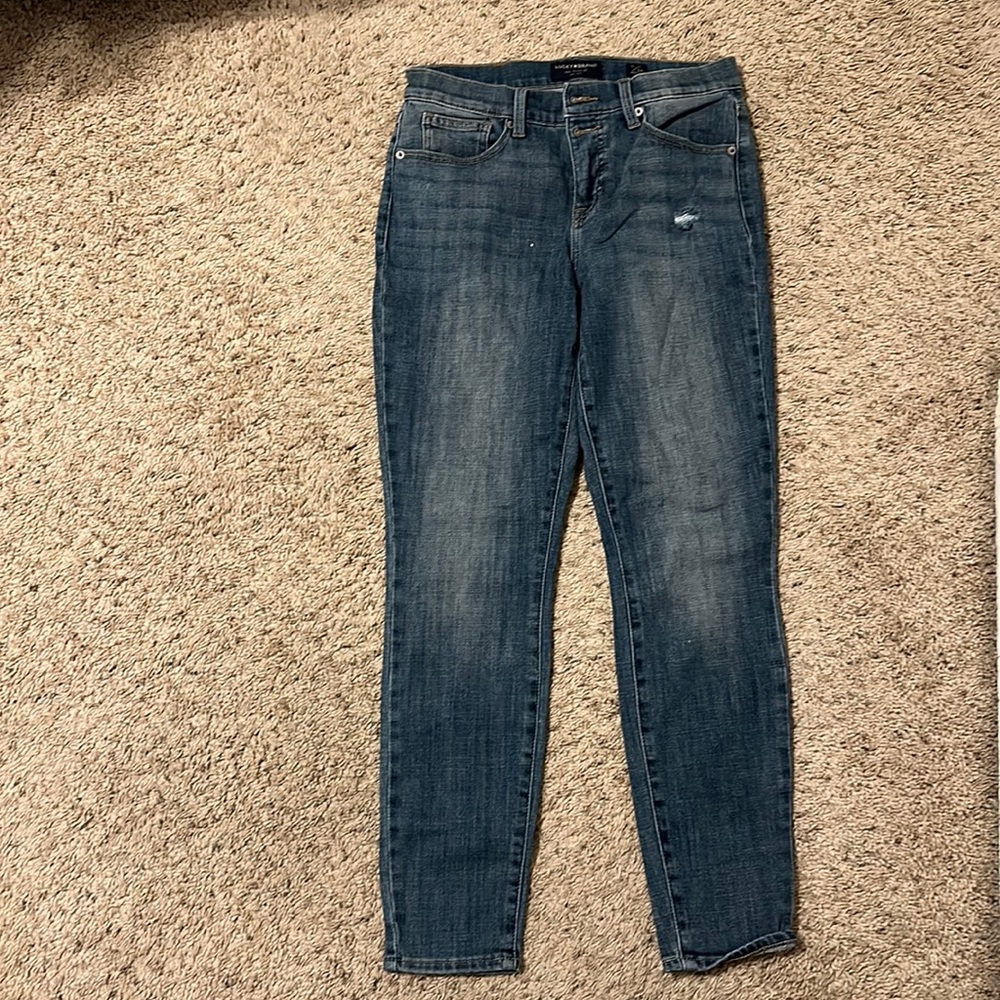 Lucky Brand Medium Wash Button Fly Jeans
